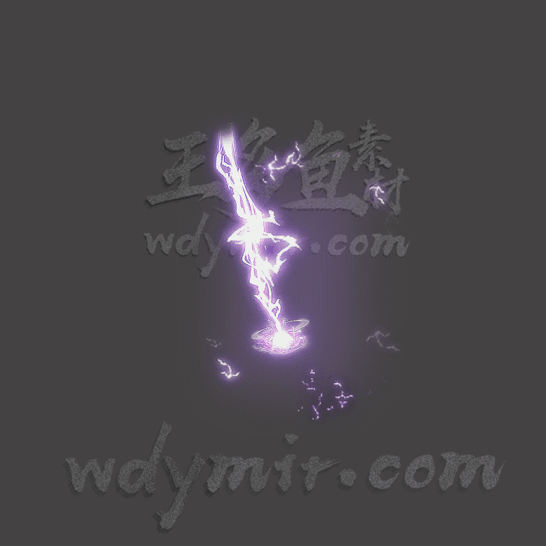 JN-007 1组紫龙自定义技能特效