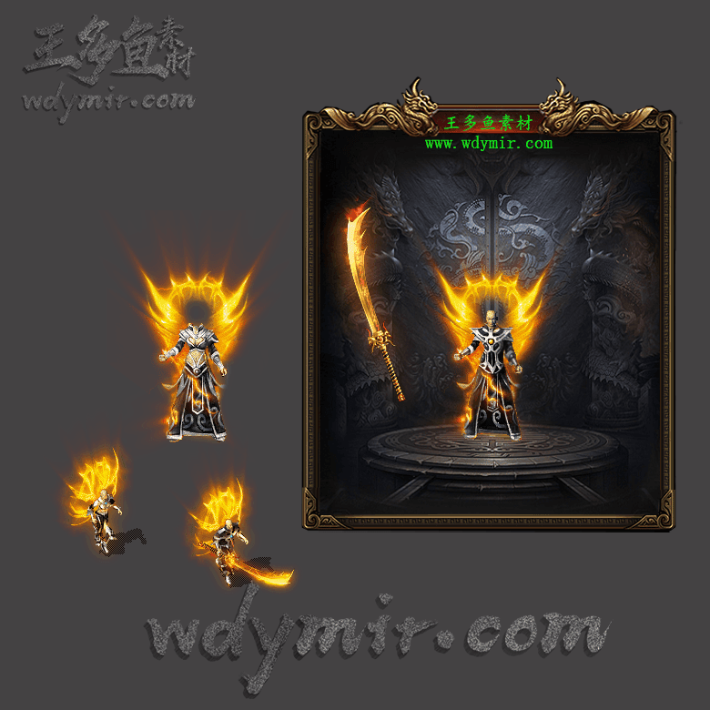 JJ-00031 1套复古男女剑甲