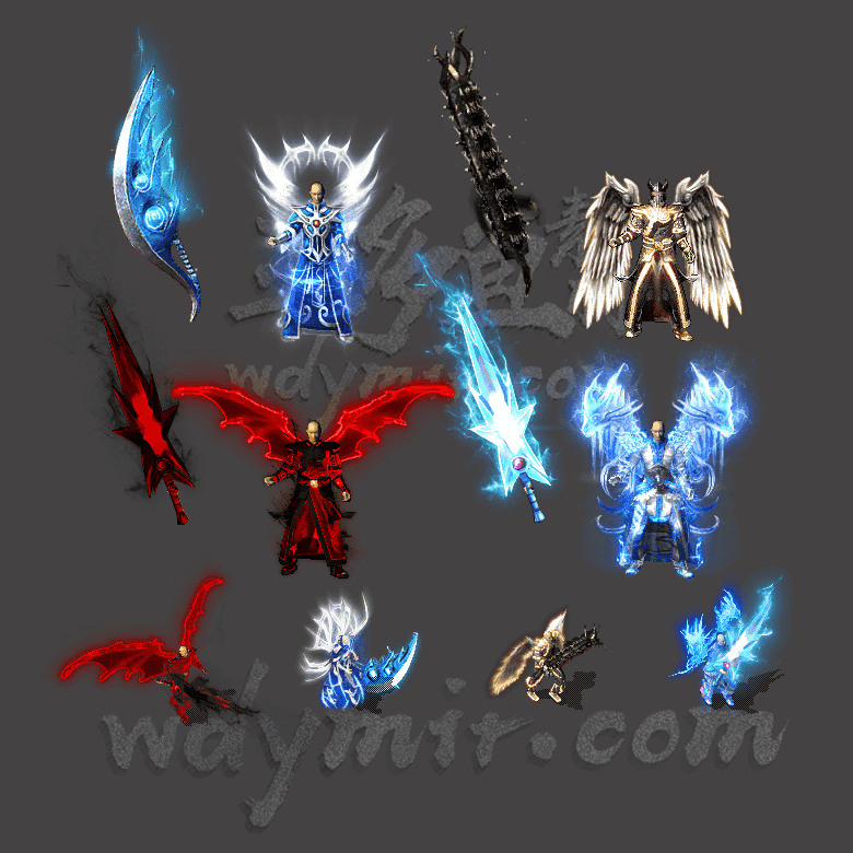 JJ-00051 4套单职业剑甲