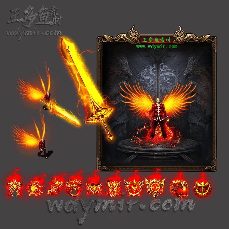 JJ-00079 1套单职业剑甲首饰