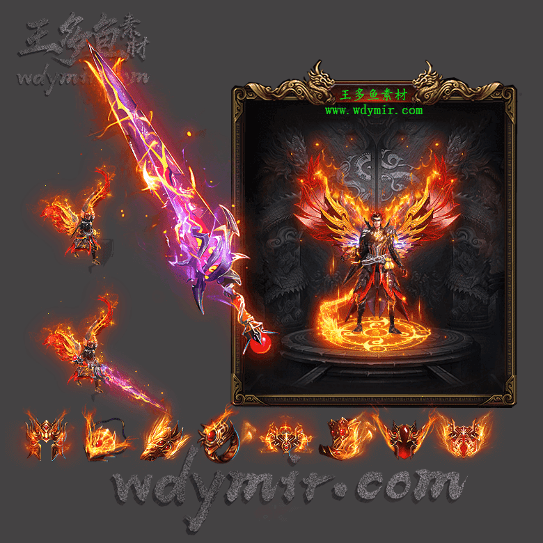 JJ-00080 1套单职业剑甲首饰