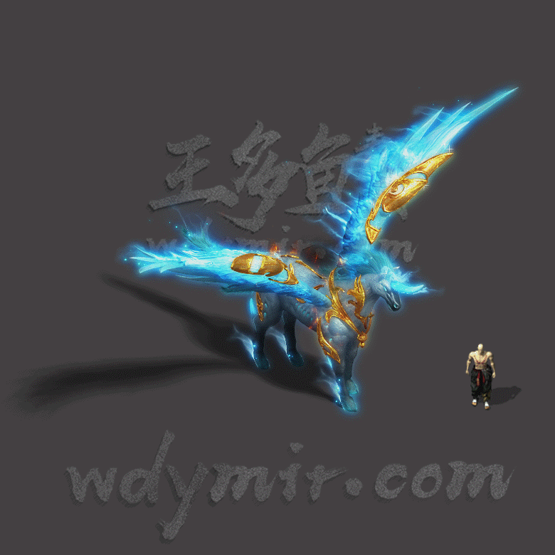 GW-0008 1只独角兽怪物素材