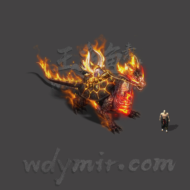 GW-0015 1只龙龟怪物素材