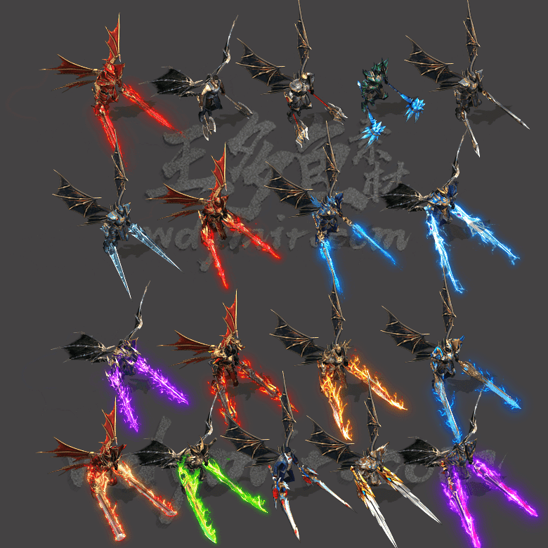 GW-0023 18只怪物宝宝素材