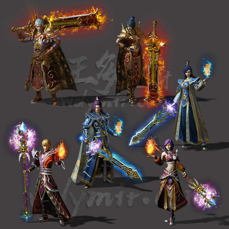 Ui-00001 战道法界面人物