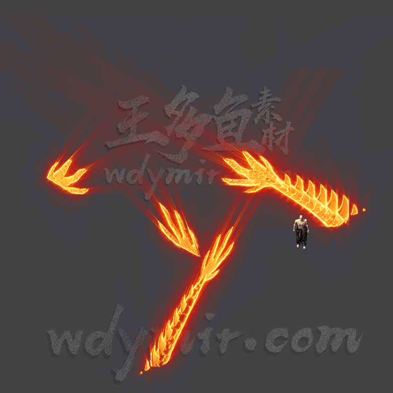 JN-044 1组金龙狂舞自定义技能特效