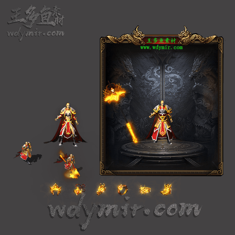 JJ-00169 1套男女剑甲首饰素材