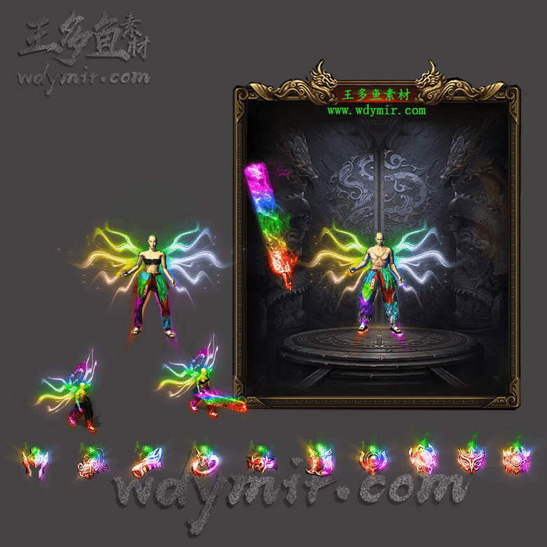 JJ-00172 1套男女剑甲首饰素材