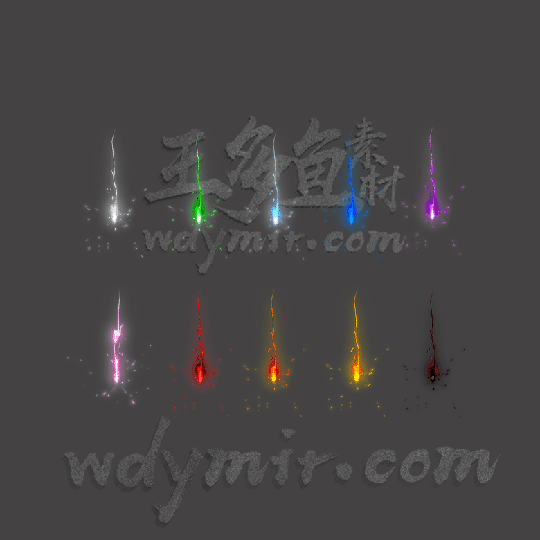 GZ-00011 10组光柱特效素材