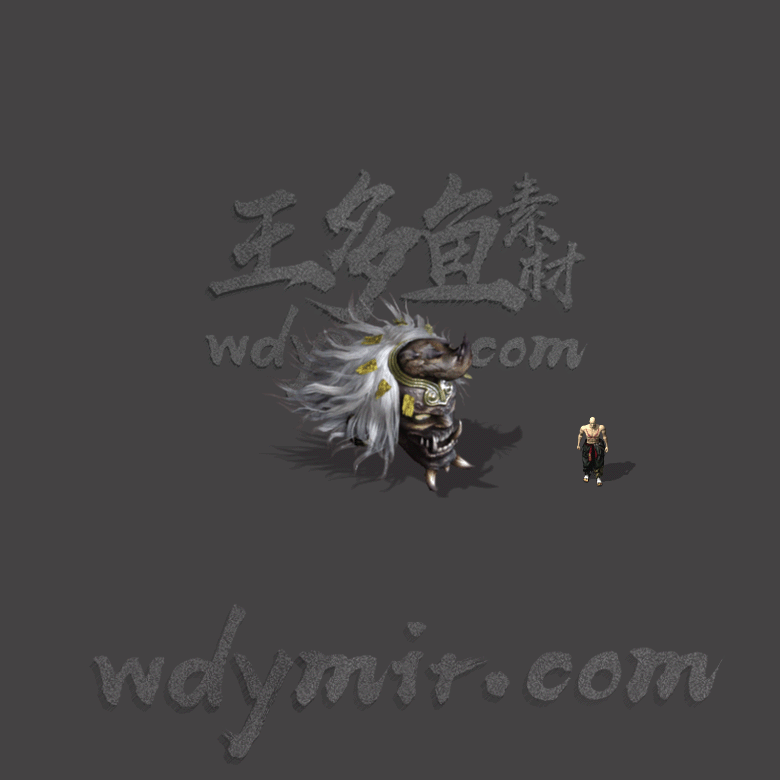 GW-0037 1组魔王头BOSS怪物素材